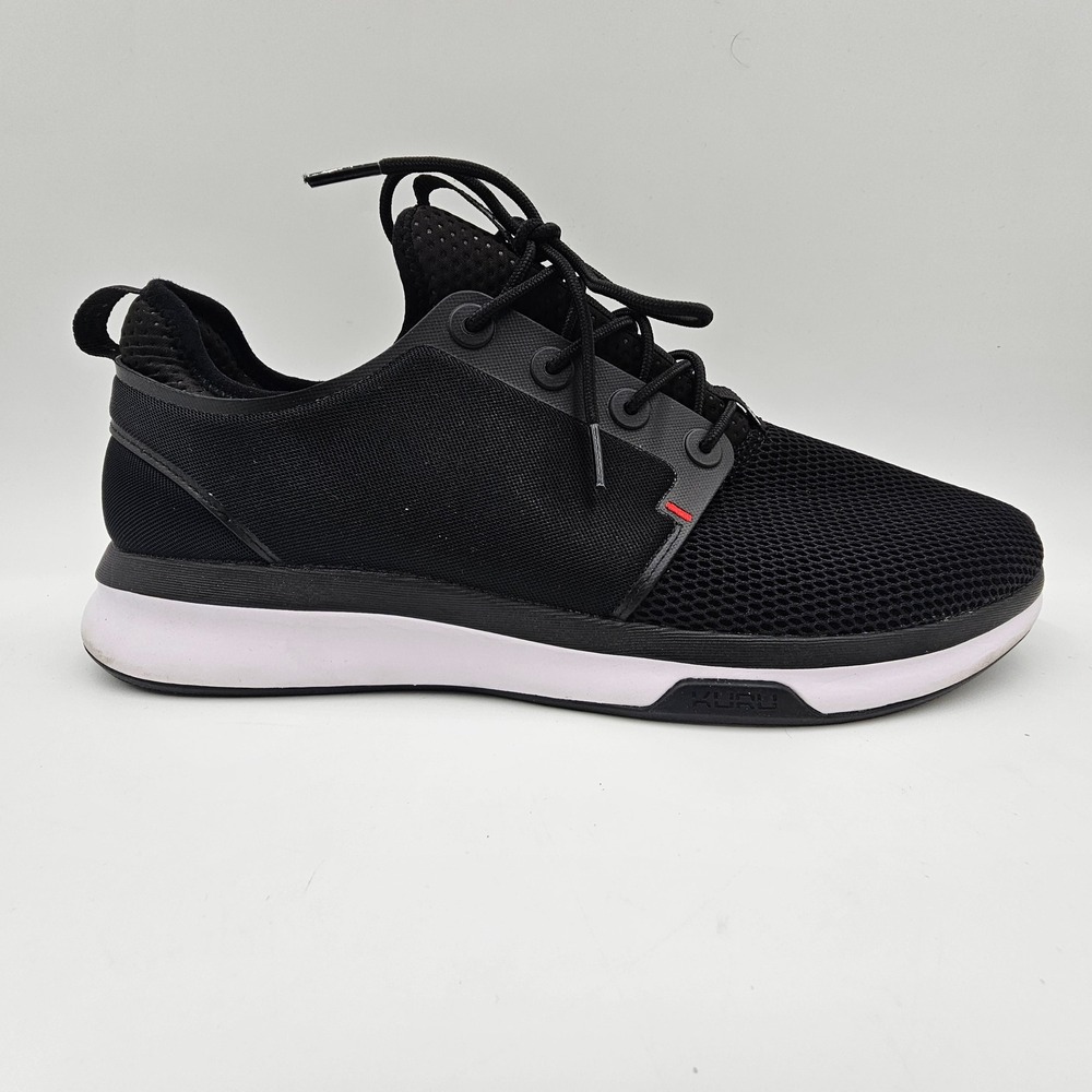 Kuru Atom Mens 13 Wide Black Mesh Athletic Walking Shoes Sneakers 104720130